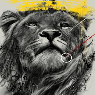 Crown lion wallpaper