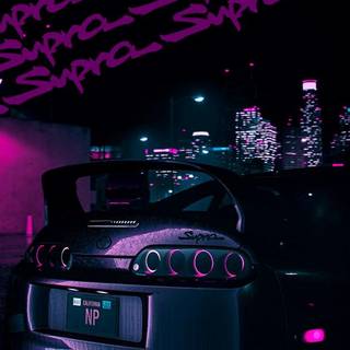 Supra neon wallpaper