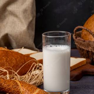 Glass of milk wallpaper