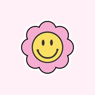 Preppy smiley faces wallpaper