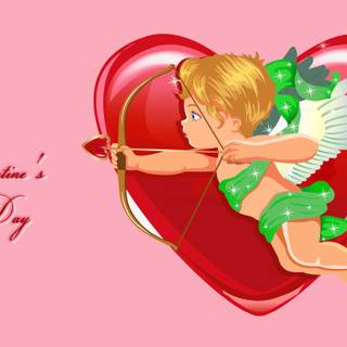 Cupid Valentine wallpaper