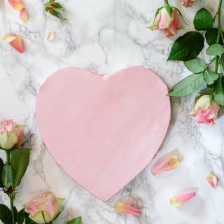 Valentines aesthetic heart wallpaper