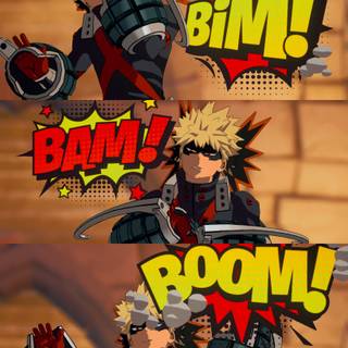 Katsuki Bakugo Fortnite wallpaper