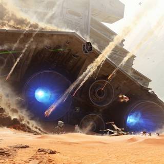 Star Wars Battlefront TIE Fighters wallpaper