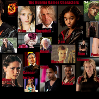 The Hunger Games characters wallpaper
