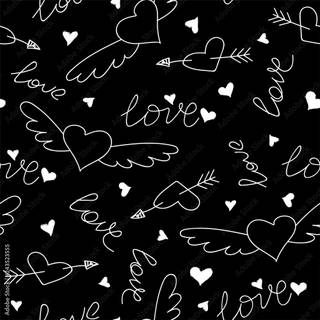 Black Valentine’s Day wallpaper