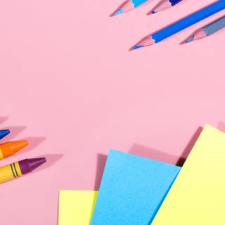 School pink wallpaper