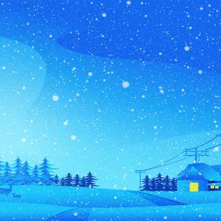 4k vector winter wallpaper