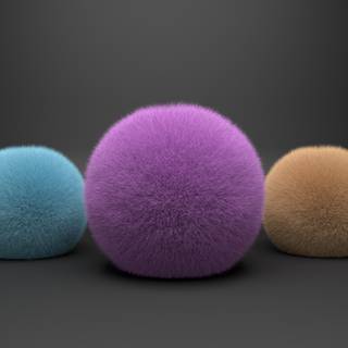 Fluffy hair wallpaper