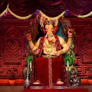 Lalbaugcha Raja 2023 wallpaper