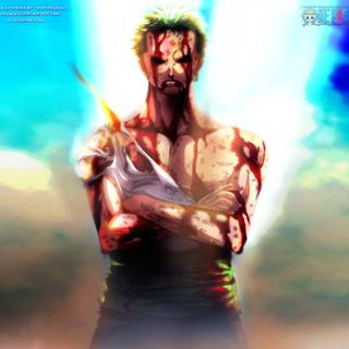 Drip Zoro wallpaper