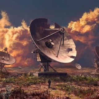 Satellite dish wallpaper