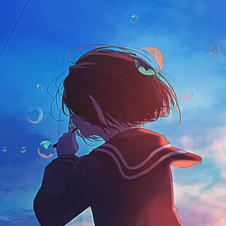 Anime landscape iPhone wallpaper