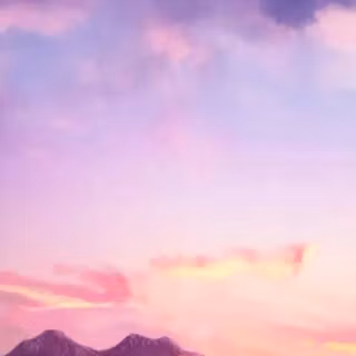 Anime landscape iPhone wallpaper