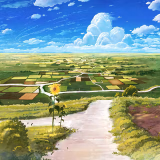 Anime summer scenary wallpaper