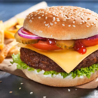 Burger patty wallpaper