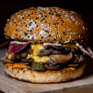 Burger patty wallpaper