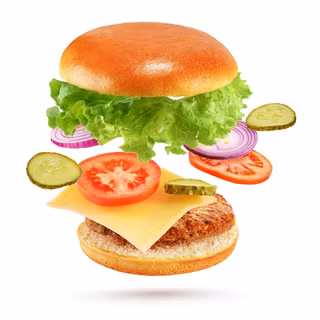 Burger patty wallpaper