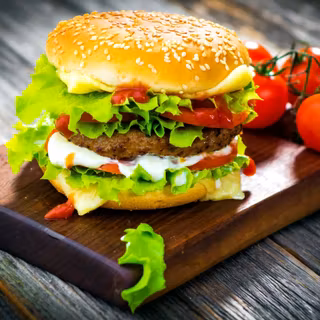 Burger patty wallpaper