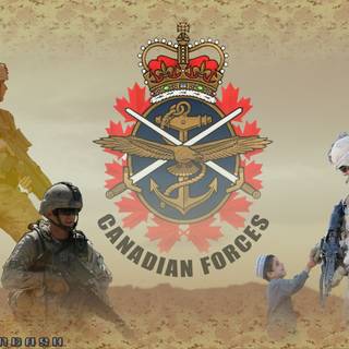 Canadian military wallpaper