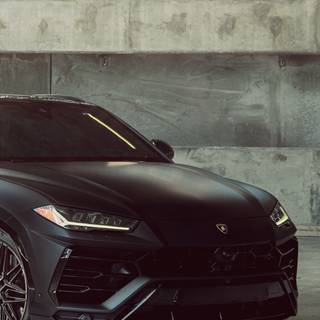 Lamborghini Urus black wallpaper