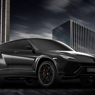 Lamborghini Urus black wallpaper