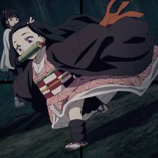 Nezuko run wallpaper