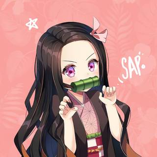 Nezuko pink wallpaper