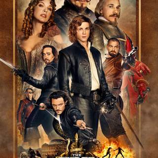 3 Musketiers musical wallpaper