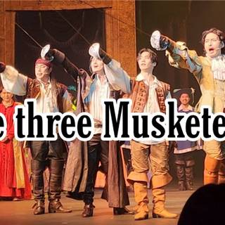 3 Musketiers musical wallpaper