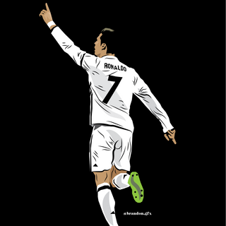 Ronaldo drawing wallpaper