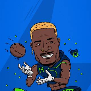 iPhone 14 cartoon wallpaper