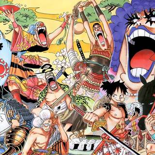 One Piece manga PC wallpaper