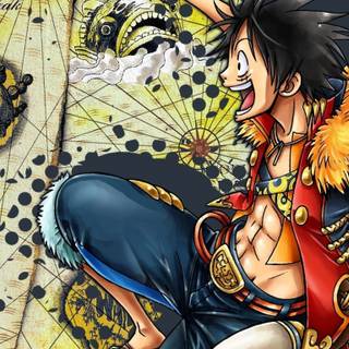 One Piece manga PC wallpaper