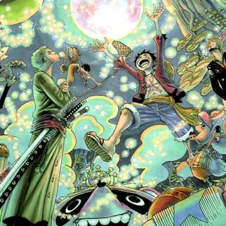 One Piece manga PC wallpaper