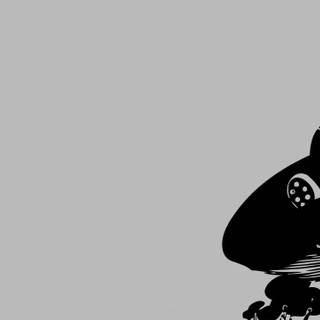 Mushroom cat wallpaper