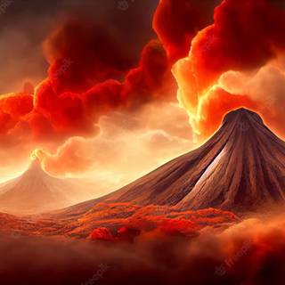 Mount Tambora wallpaper