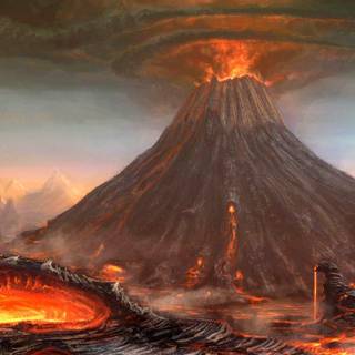 Mount Tambora wallpaper