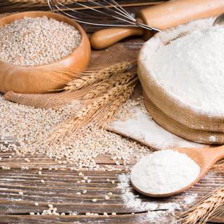 Wheat flour wallpaper