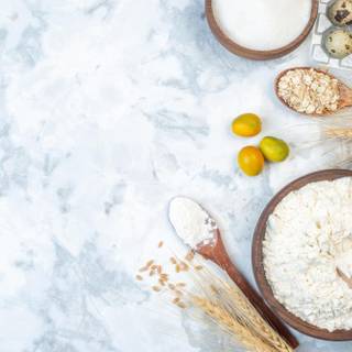 Wheat flour wallpaper