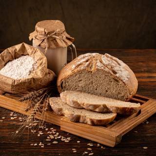 Wheat flour wallpaper