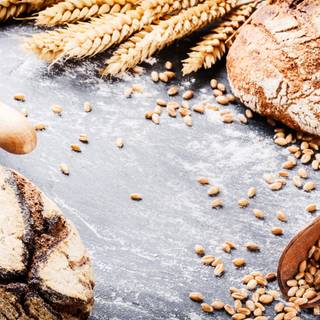 Wheat flour wallpaper