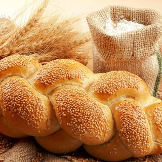 Wheat flour wallpaper