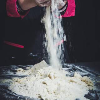 Wheat flour wallpaper