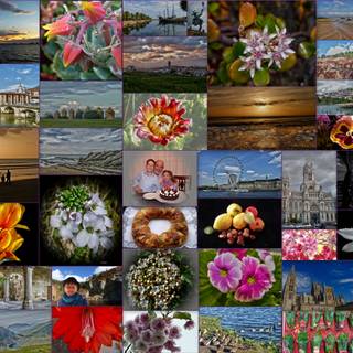 Spring collages wallpaper