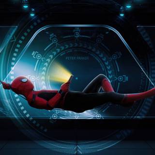 Spider Man space wallpaper