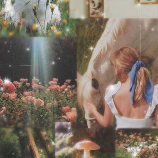 Spring collages wallpaper