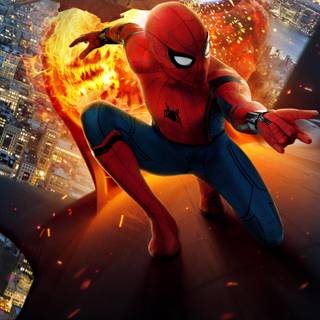 Spider Man space wallpaper