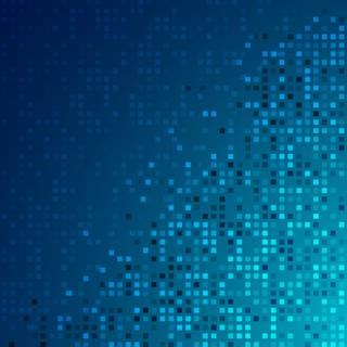 Pixel blue wallpaper