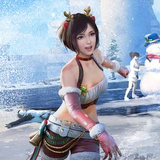 PUBG winter girl wallpaper